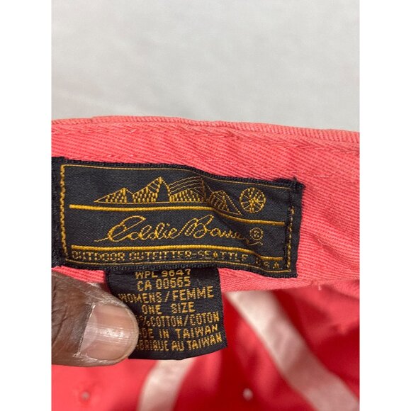 Eddie Bauer Womens Cotton Cap Pink One Size - Picture 3 of 5